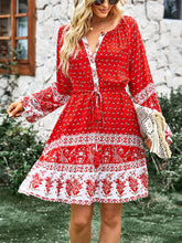 Bohemian Print Vacation Dress for Women