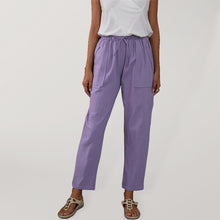 Women's Pocket Elastic Waist Cotton Linen Lounge Pants