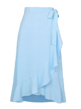 Women’s Ruffled Asymmetrical Wrap Skirt
