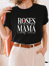 Women's Casual Mama Wine Quote Tee