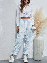 Women's Casual Tie-Dye Elastic Waist Sweatpants