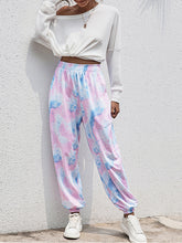 Women's Casual Tie-Dye Elastic Waist Sweatpants