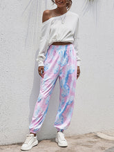 Women's Casual Tie-Dye Elastic Waist Sweatpants