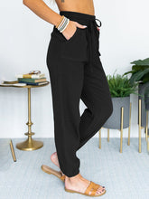 Women's Solid Color High Waist Casual Cropped Pants