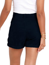 Casual Woven Polyester Summer High Waist Shorts