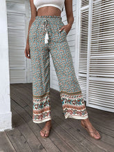 Women's Bohemian Ethnic Print Wide Leg Pants