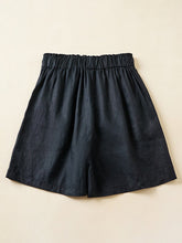 Women's Woven Cotton Linen Baggy Shorts