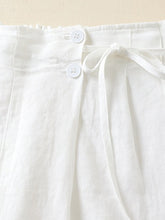 Women's Woven Cotton Linen Baggy Shorts