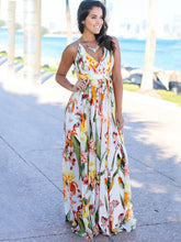 Women's Fashion Sling Print Beach Dress