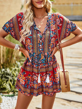 Positioning flower one-piece loose casual jumpsuit