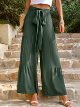 New summer loose casual wide-leg solid color trousers