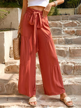 New summer loose casual wide-leg solid color trousers