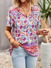 Boho Floral Print Summer Women's Shirt