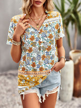 Boho Floral Print Summer Women's Shirt