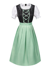 Traditional Embroidered Lace-Up Party Dress