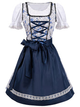 Oktoberfest Costume Party Wear Cosplay Maid Dress V Neck Dress