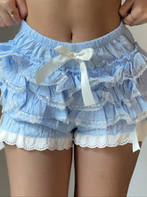 Women's Cute Self-Design Woven Knit Shorts in Polyester Fabric