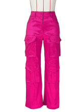 Women's casual multi-pocket cargo trousers