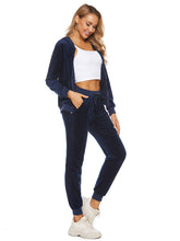 women's casual sweatshirt two piece suit set