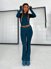 Women's New Fashionable Solid Color Comfortable Slimming Low Waist Flare Pants