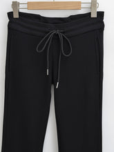 Low-rise casual micro-flared drawstring sports trousers