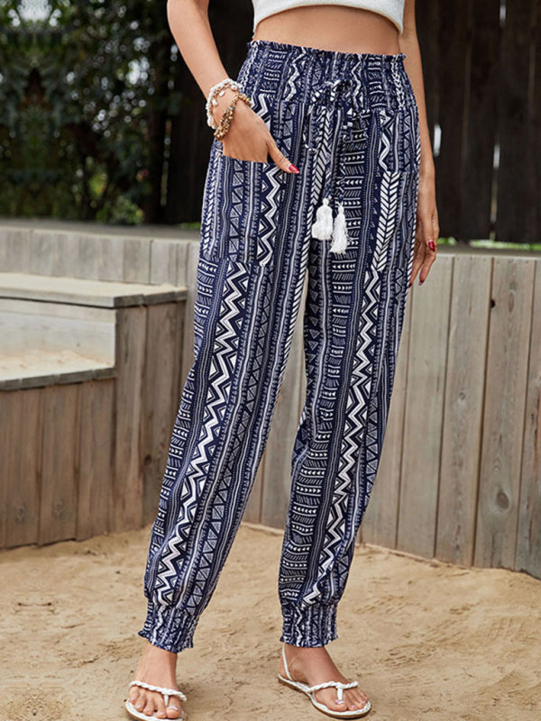 New Fashion Women's Ethnic Print Pants