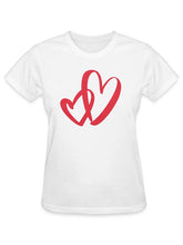 Women's new slim fit short sexy hottie Valentine's Day T-shirt