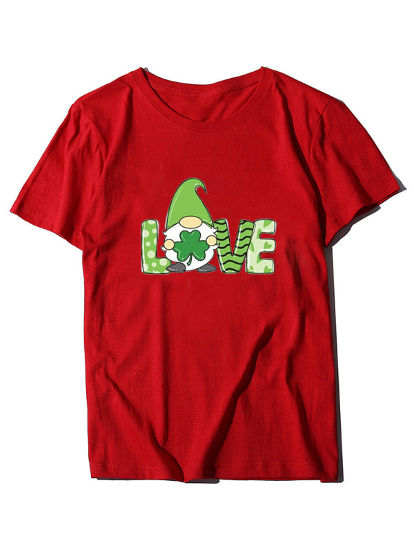 Women’s Festive Shamrock Graphic Tee