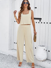 New casual sleeveless vest + trousers suit