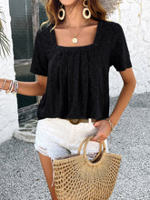 Spring and summer casual solid color short-sleeved T-shirt tops