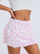 New arrival irregular size sequined fashionable skirt