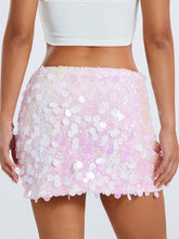 New arrival irregular size sequined fashionable skirt