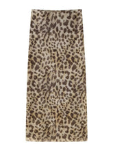 Sexy leopard print slim fit suit halter neck vest/skirt