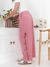 Fashion women's plaid strappy casual trousers