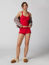 Women's new fashion casual suspender shorts suit