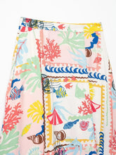 New Resort Patchwork Print Top/Skirt