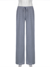 Loose-fitting low-rise casual pants, hot girl drape knitted wide-leg trousers