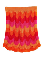 New Casual Multicolor Mesh Knit Skirt