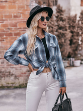 Women's Casual Fashion Oversize Loose Plaid Shirt