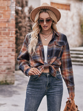 Women's Casual Fashion Oversize Loose Plaid Shirt