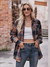 Women's Casual Fashion Oversize Loose Plaid Shirt