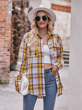 Women's Casual Fashion Oversize Loose Plaid Shirt