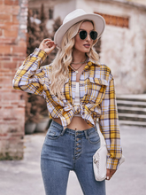 Women's Casual Fashion Oversize Loose Plaid Shirt