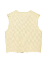 Ladies casual new style V-neck bowknot small V-neck sleeveless knitted vest