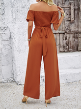 Women's Off-Shoulder Wide-Leg Jumpsuit