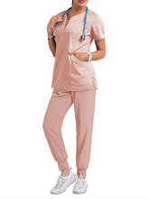 Oral dentist surgical gown separate wash clothes set elastic quick-drying hospital Nurse uniform