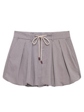 New Fashion Temperament Spice Girl Lacing Lantern Mini Skirt