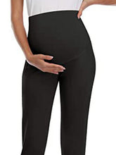 Maternity wear solid color casual pocket belly trousers